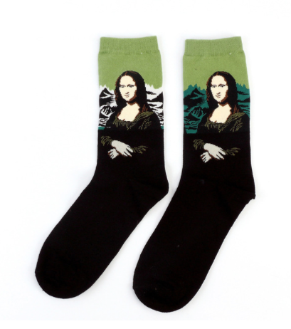 Mona Lisa Socks - Cotton Socks