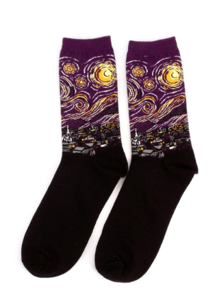 The Starry Night Socks - Cotton Socks