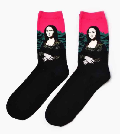 Mona Lisa Socks - Cotton Socks