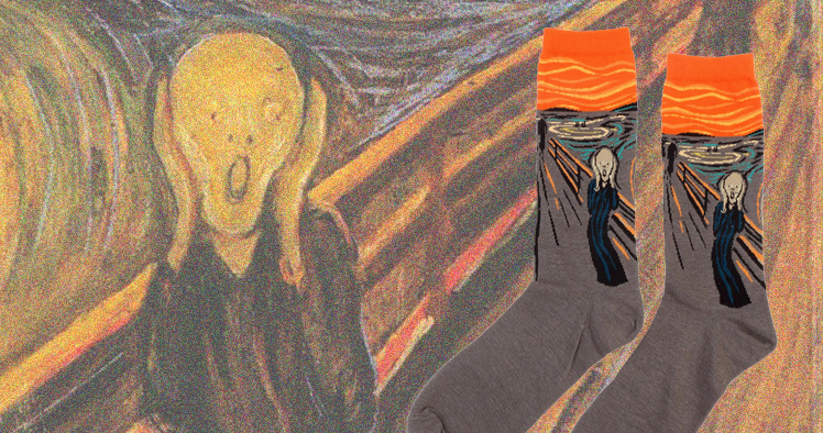 The Scream Socks