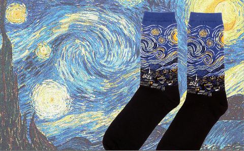 The Starry Night Socks - Cotton Socks